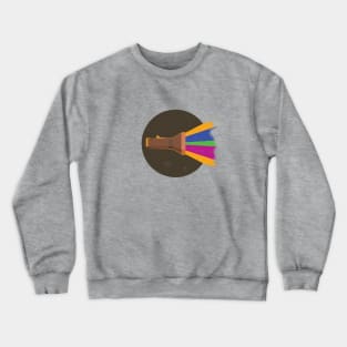 Rainbow Flashlight! Crewneck Sweatshirt